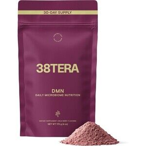 38TERA DMN Daily Microbiome Nutrition 6 oz Prebiotic Plant Fiber Powder Berry